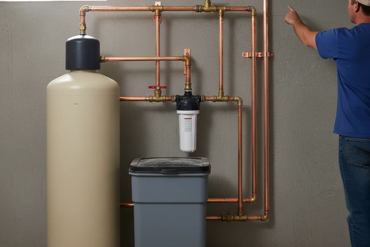 Whole-house water treatment system installed in Onward
